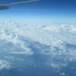 雲の上から